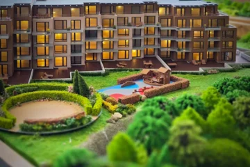 Детайлен 3D принтиран архитектурен 1800x1800